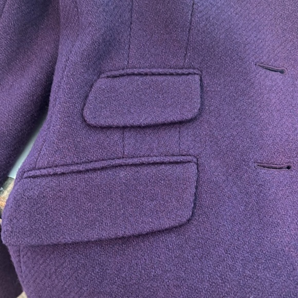 Ralph Lauren Purple Blazer size 2 - Picture 4 of 6